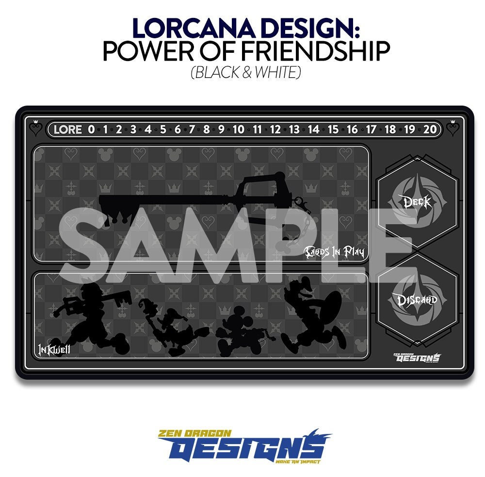 Black Blue and Yellow TCG Playmat Case 