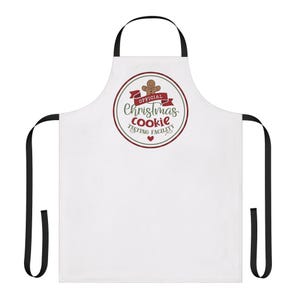 Tablier de Noël, cuisson de biscuits, biscuits pour le père Noël, tablier de vacances, cadeau joyeux Noël