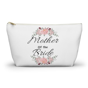 Mother of the bride, wedding favor, toiletry bag , makeup bag , accessory bag