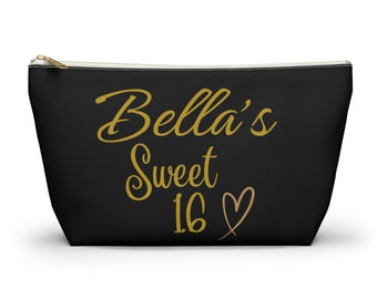 Gepersonaliseerd, Sweet 16, feestbedankje, make-uptasje, accessoiretasje