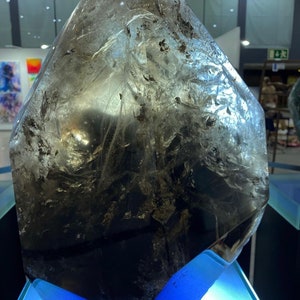 Morion Quartz Crystal Rare Free Form Sculture Extra Museum Top Quality Giant - 45 kilos = 100 lbs Collection - Natural Stones And Decor