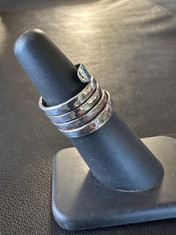 1193. Sterling Silver Twisted Ring - image 2