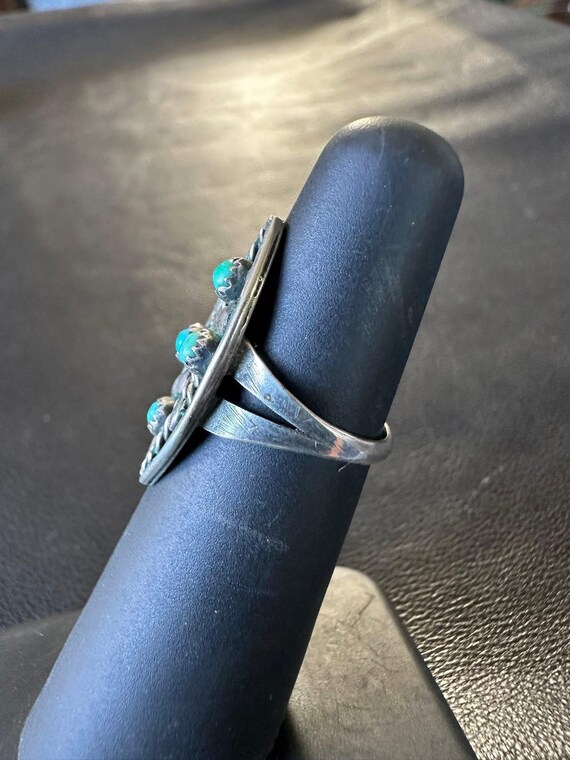 1165. Zuni Snake Eye Ring JS - image 3