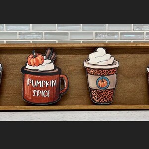 Pumpkin Spice Kaffee Bar Schild