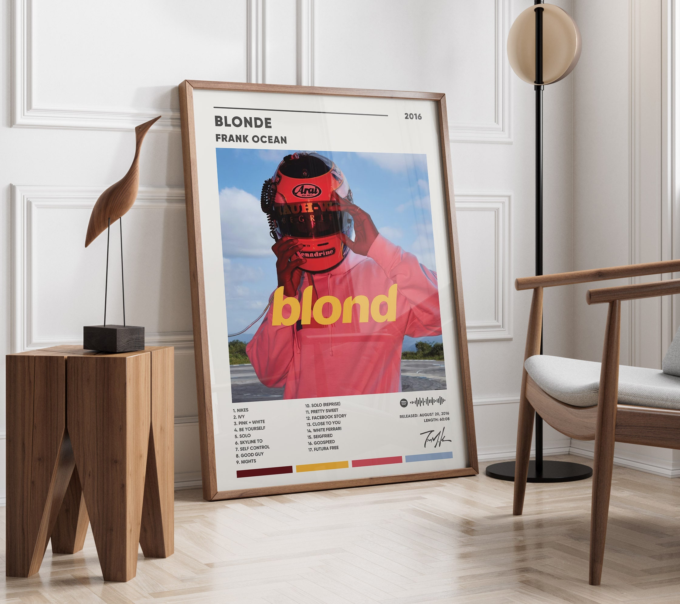 Frank Ocean Blonde Album Cover Poster, Frank Ocean Blonde Poster sold ...