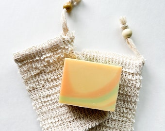 Reusable Natural Sisal Soap Bag - Plastic Free Organic Biodegradable Soap Saver