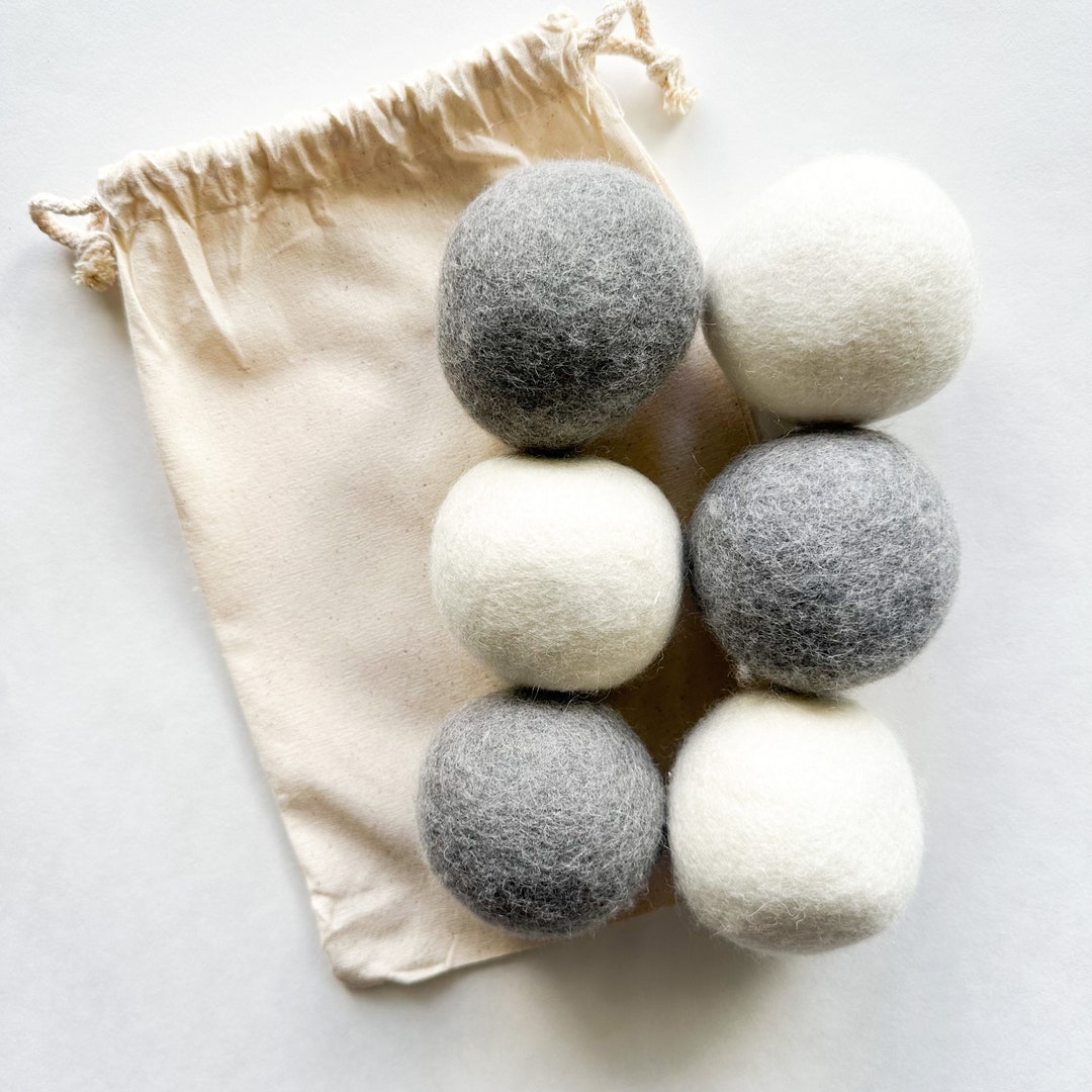 Natural Organic Handmade 100% New Zealand Wool Dryer Balls
