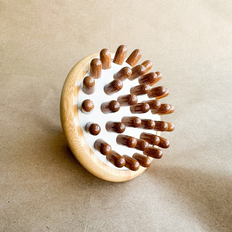 Natural Bamboo Scalp Massager Eco Friendly Plastic Free Etsy UK