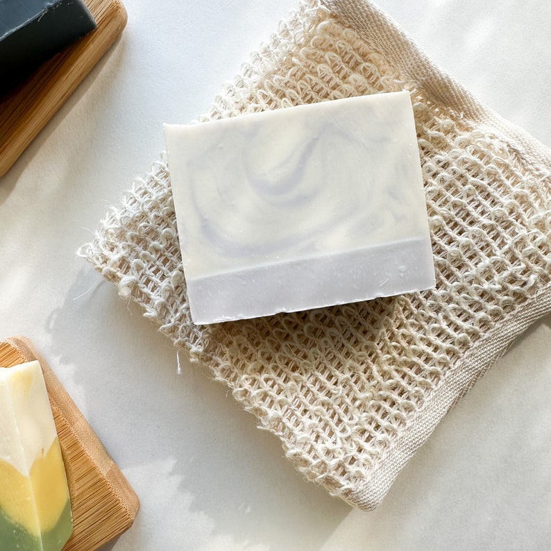 Organic Handmade Natural Soap Eco friendly Biodegradable Vegan Bath Body & Facial Soap Lavender
