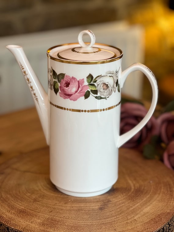 Royal Worcester Royal Garden 1969 Dot and Dash Gold Line - Etsy