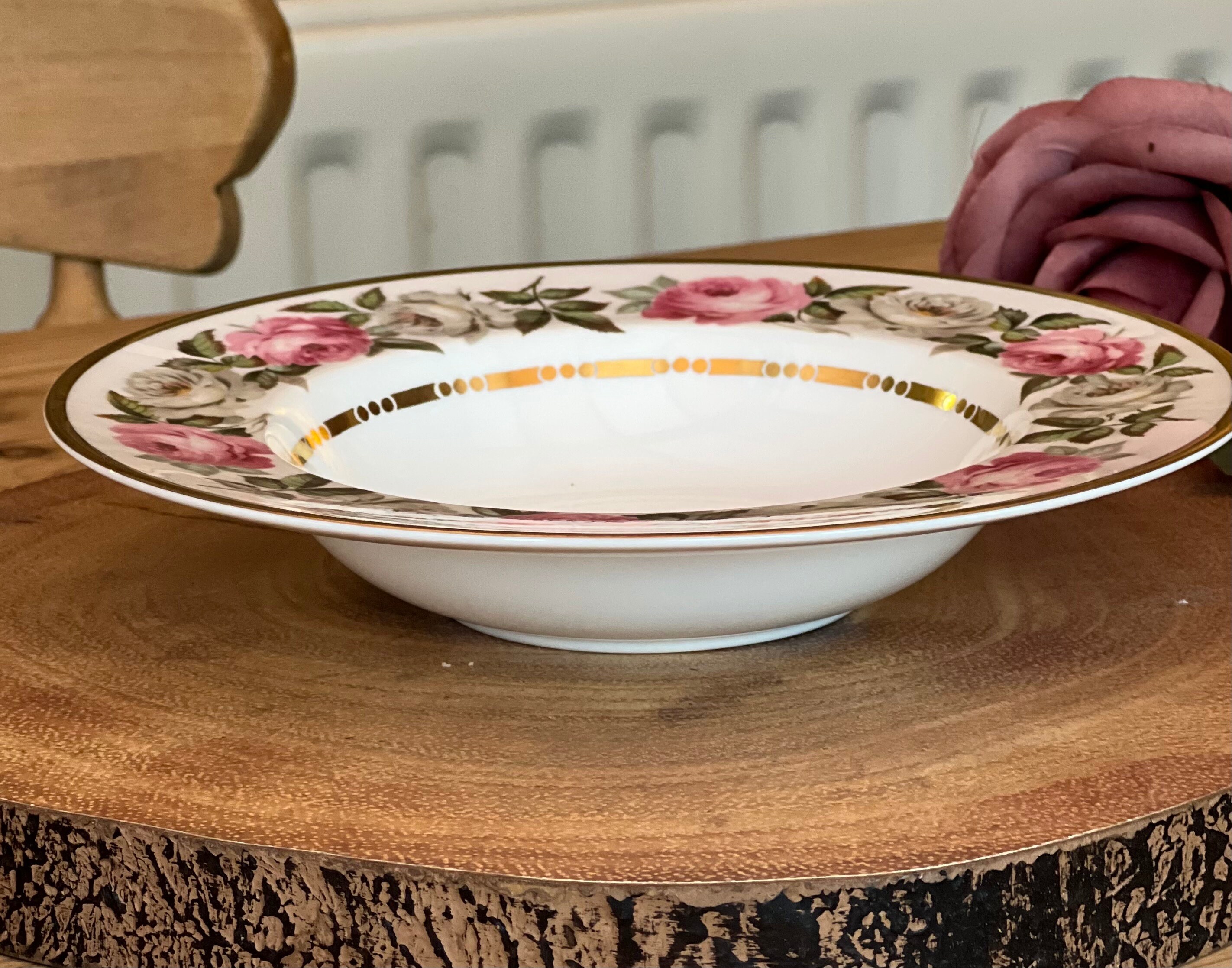 Royal Worcester Royal Garden 1969 Dot and Dash Gold Line - Etsy