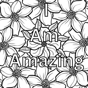 Affirmation Coloring Sheet