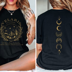 Velaris City Of Starlight Acotar Two-Sided Sweatshirt, Velaris Shirt, Velaris City Of Starlight T-shirt, Acotar Tee, The Night Court Shirt