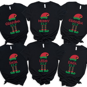 Family Custom Elf Christmas Shirt, Christmas Gifts, Christmas Party Shirt, Custom Elf Shirt, Matching Christmas, Family Shirt, Holiday Gifts