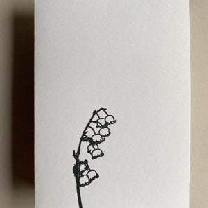 Mai - Carte du mois de naissance du muguet