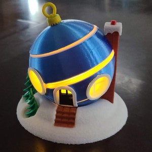 Christmas Village Ornament House