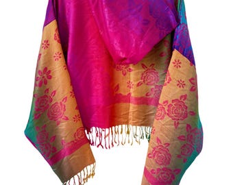 Cropped Pashmina Hoodie