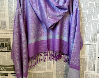 Cropped Pashmina Hoodie