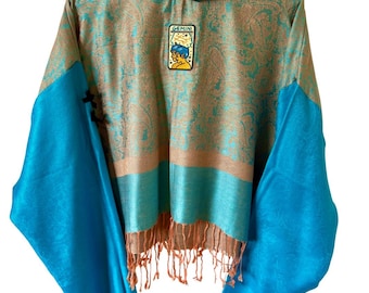 Zodiac // Gemini-  Cropped Pashmina Hoodie