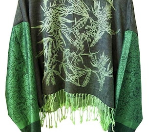 420- Cropped Pashmina Hoodie