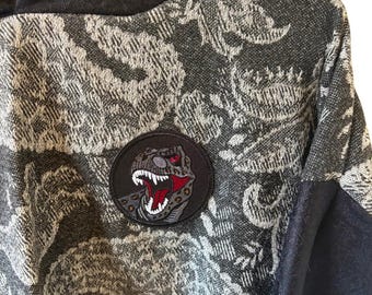 Prehistoric - Cropped Pashmina Hoodie