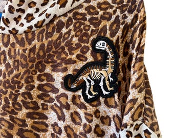 Prehistoric - Cropped Pashmina Hoodie