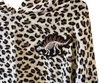 Prehistoric - Cropped Pashmina Hoodie