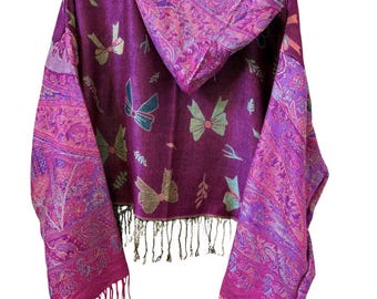 DARLING- Cropped Pashmina Hoodie