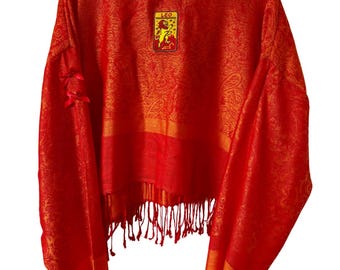 Zodiac // Leo-  Cropped Pashmina Hoodie