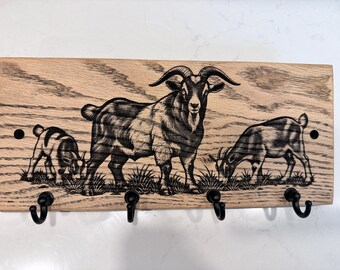 Kiko Goat Wall-Mounted Key Hanger Organizer