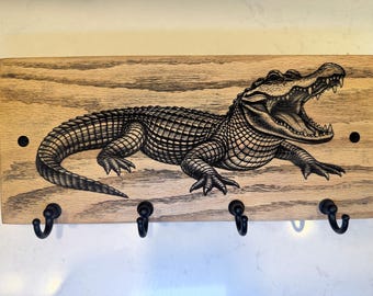 Alligator Attack Wall-Mounted Key Hanger Organizer