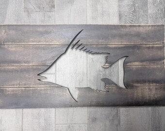 Hogfish Wood Wall Art
