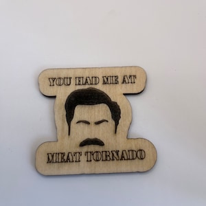 Ron Swanson Wooden Magnet