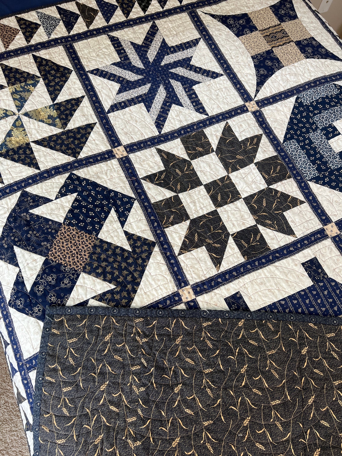 Baptist Fan Sampler Quilt - Etsy