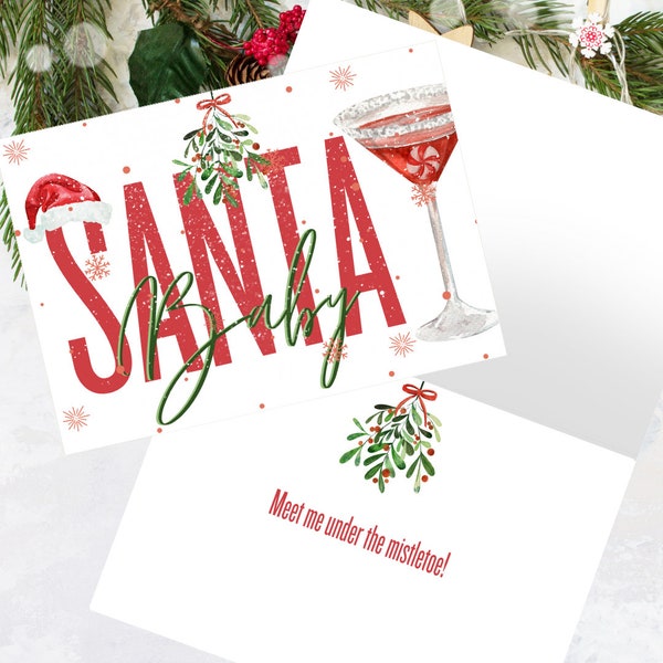 Santa Baby Christmas Card