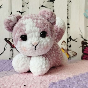 Cute crochet kitty plushie