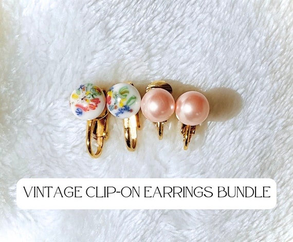 Vintage Clip-On Earrings Bundle - image 1