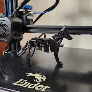 3D Printed Flexi German Shepherd