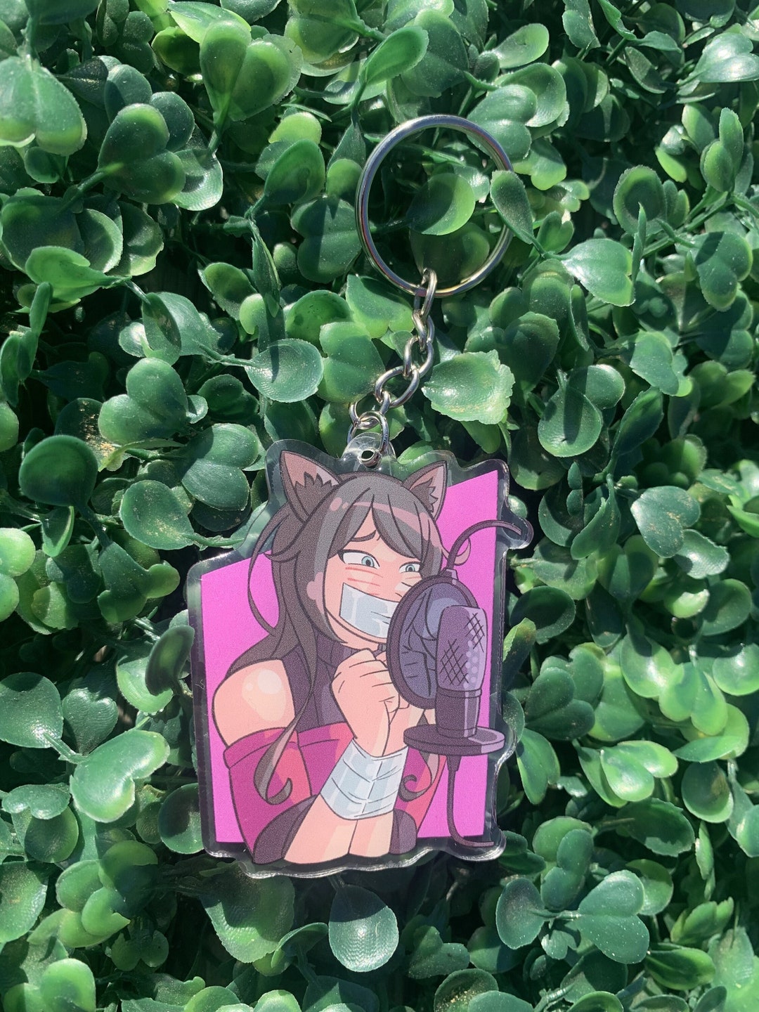 Tsuma-asmr Authentic Recording Keychain [vtuber] [double Sided Keychain ...