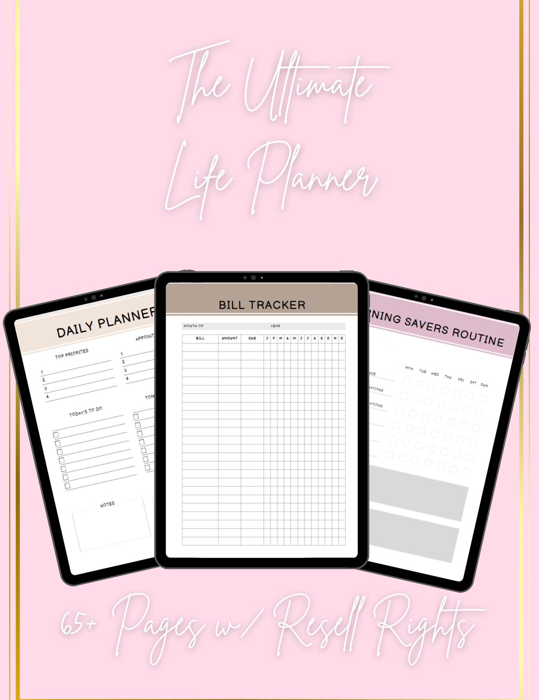 The Ultimate Life Planner | Digital Planner 2024, 2025, Budget, Fitness ...