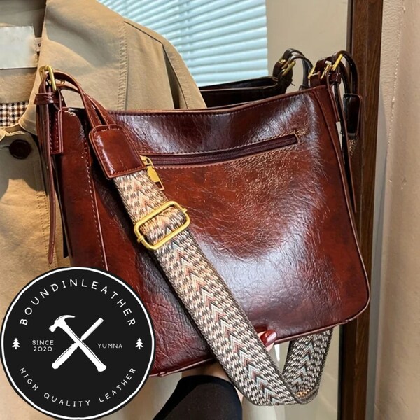 Leather Bag, Handmade Leather Bag, Handbag, Woman Leather Bag, Travel Gifts, Italian Brown Bag