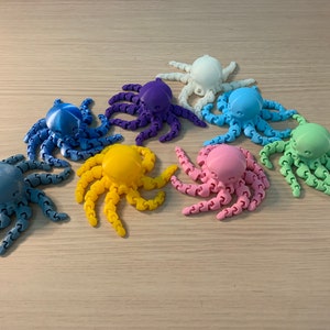 3Dprinted Octopus fidget toys