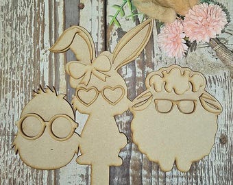 Chick, Bunny & Lamb Spindle Insert Only