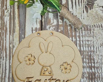 Round Easter Sign Only