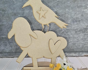 Crow on a Lamb's Back