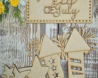 4th of July Blade Sign & Insert Only