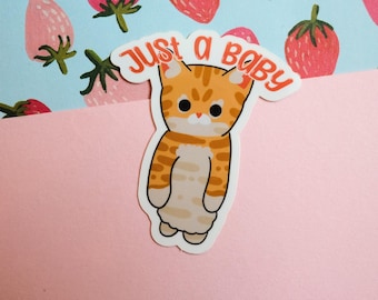 Just a Baby Cat Sticker