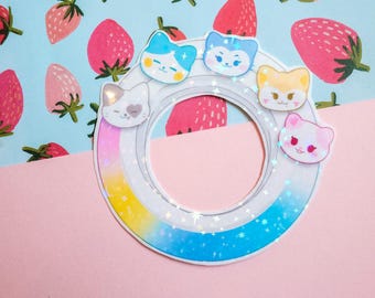 Itzy Twinzy Personalized Vinyl Light Ring Decals - Etsy