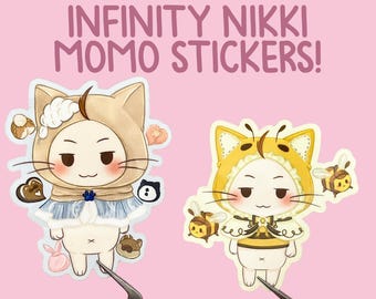 Momo Sticker from Infinity Nikki - High-Quality Vinyl Sticker for Fans