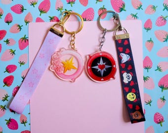 Stray Kids Lanyard Keychain, Compass Design, K-pop Fan Merch, Gift for STAY, SKZOO